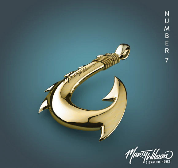 fish and hooks number PENDANT